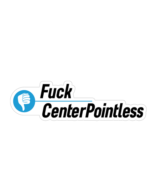 CenterPointless Sticker