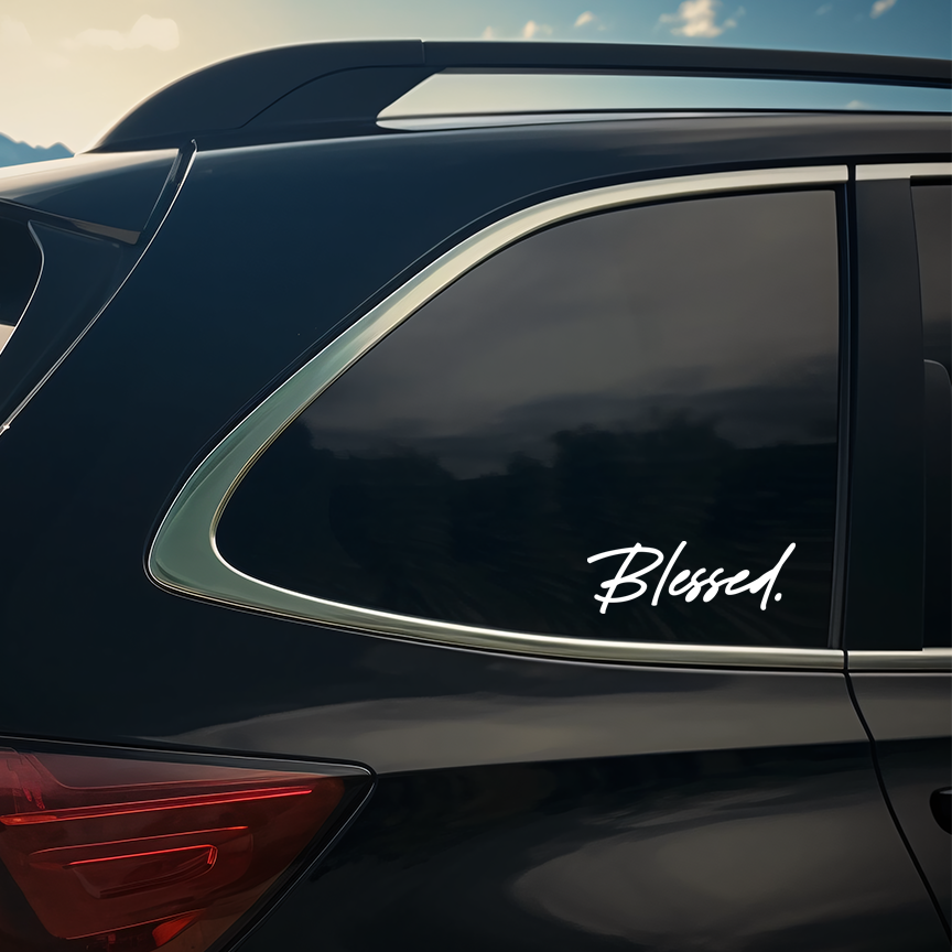 Blessed- decal