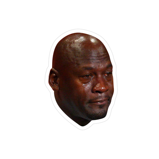 Crying Jordan Sticker